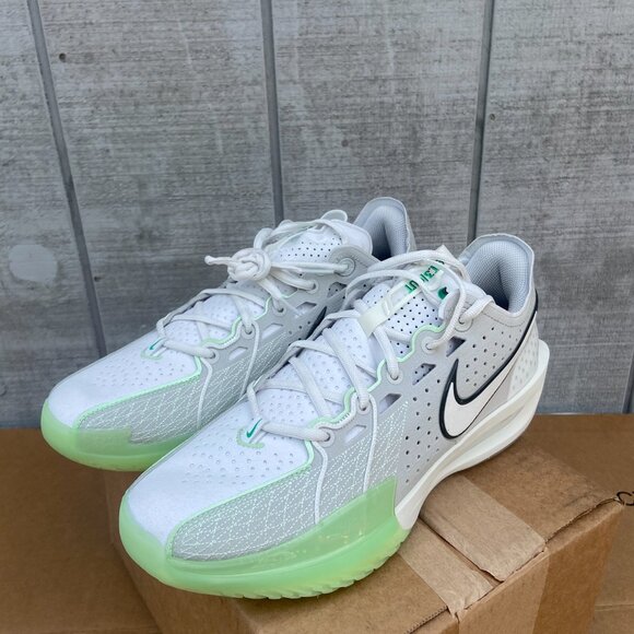 Nike GT Cut 3 Sail Vapor Green Size 10.5 Men Basketball Shoes BRAND NEW main image 5